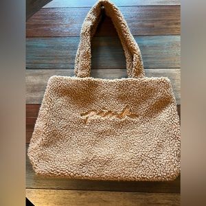 Victoria Secret PINK Sherpa Tote Bag